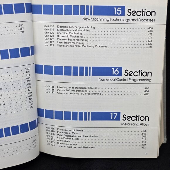 1979 MACHINE TOOL TECHNOLOGY McCarthy Repp McKnight Publish 4th Ed HC Metalwork - Picture 10 of 16